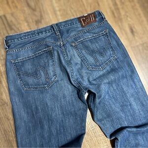 Citizens of Humanity Men’s Straight Fit Jeans in Deep Blue 33 x 33